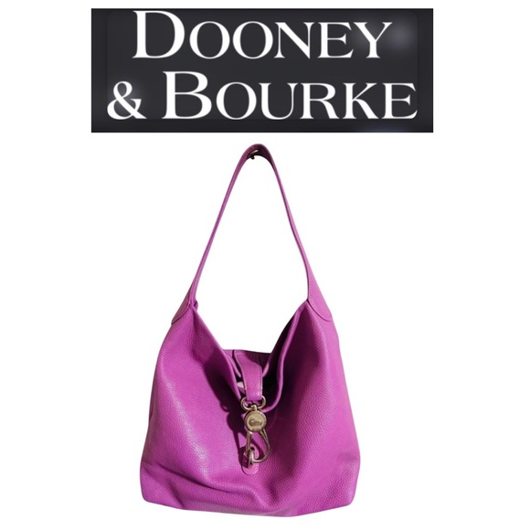 DOONEY & BOURKE Pink w/Silver Hardware Hobo Bag EUC